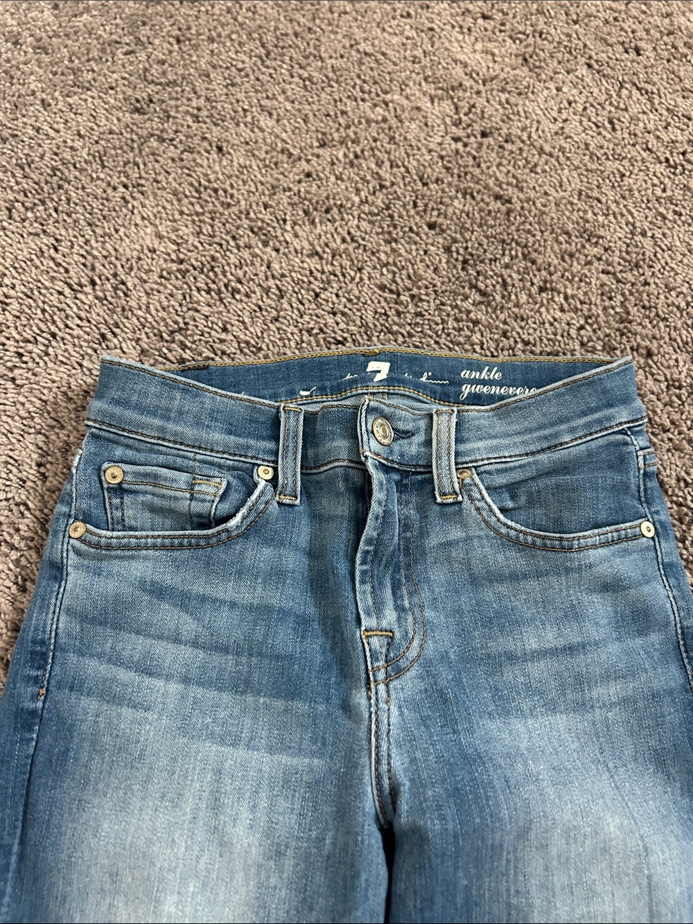 Ankle Grazer Women’s Blue Denim Jeans